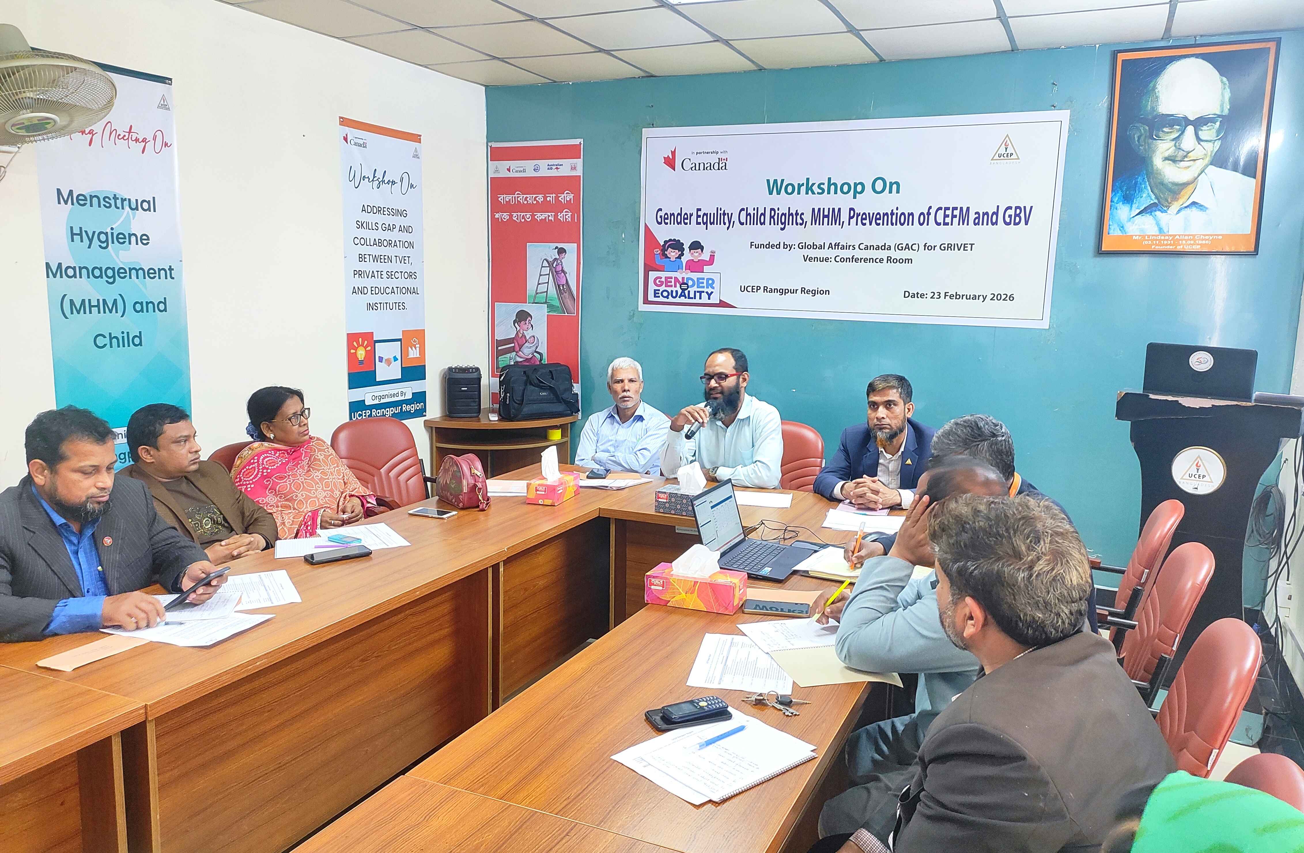 রংপুরে ইউসেপের আয়োজনে শিশু সুরক্ষাসেবা ও রেফারেল মেকানিজম বিষয়ক ওয়ার্কশপ অনুষ্ঠিত