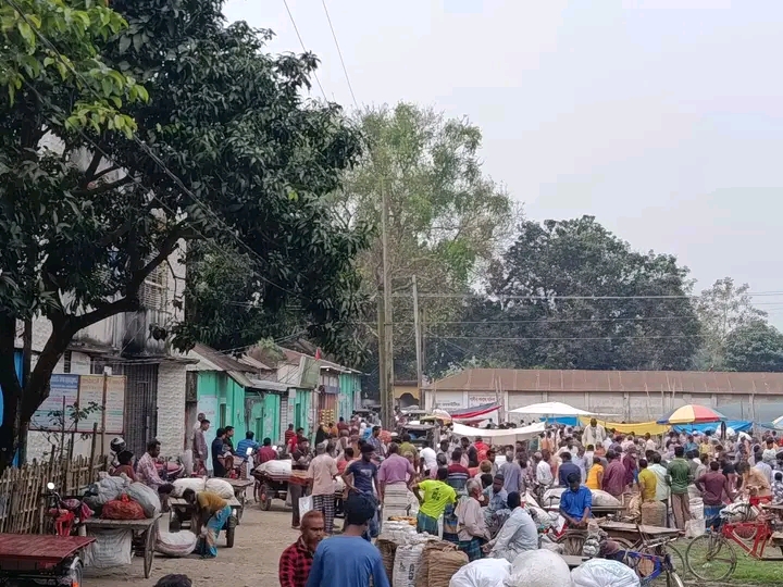 তারাগঞ্জে বিদ্যালয়ের খেলার মাঠে বসছে বাজার : খেলাধুলা বঞ্চিত শিক্ষার্থীরা