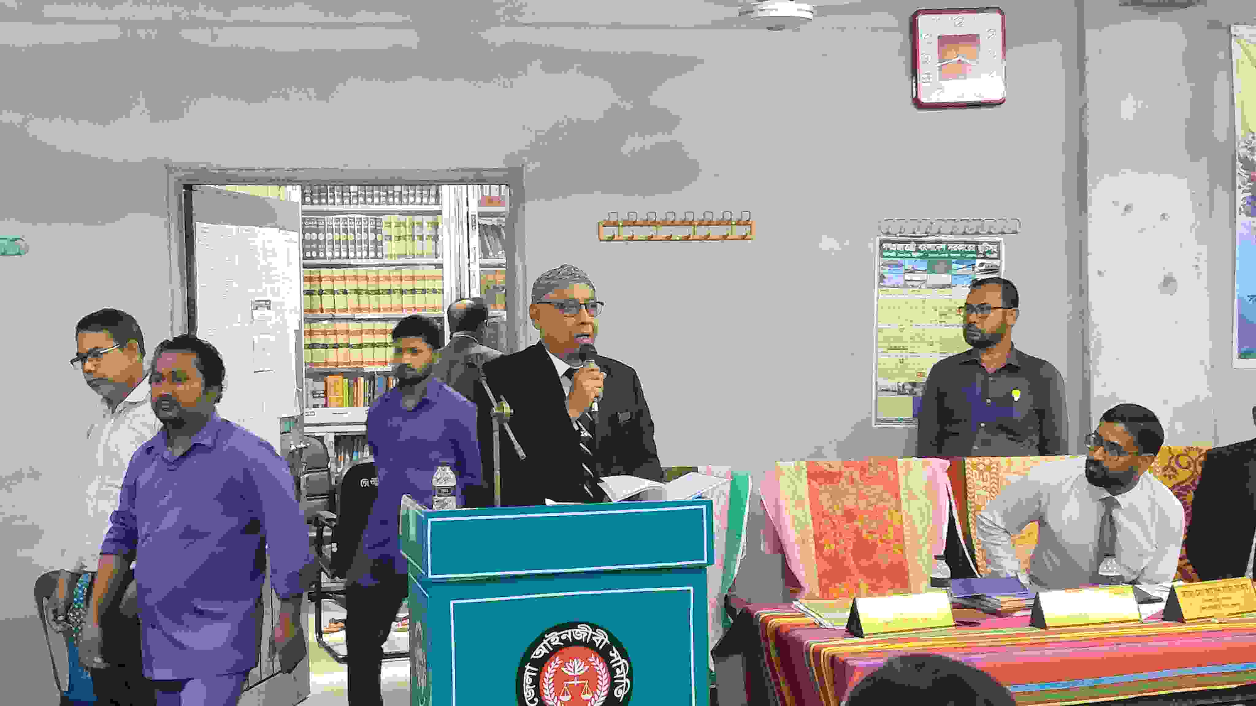 পঞ্চগড় জেলা আইনজীবী সমিতির নবনির্বাচিত কমিটির প্রথম সাধারণ সভা ও নবীন বরণ অনুষ্ঠিত