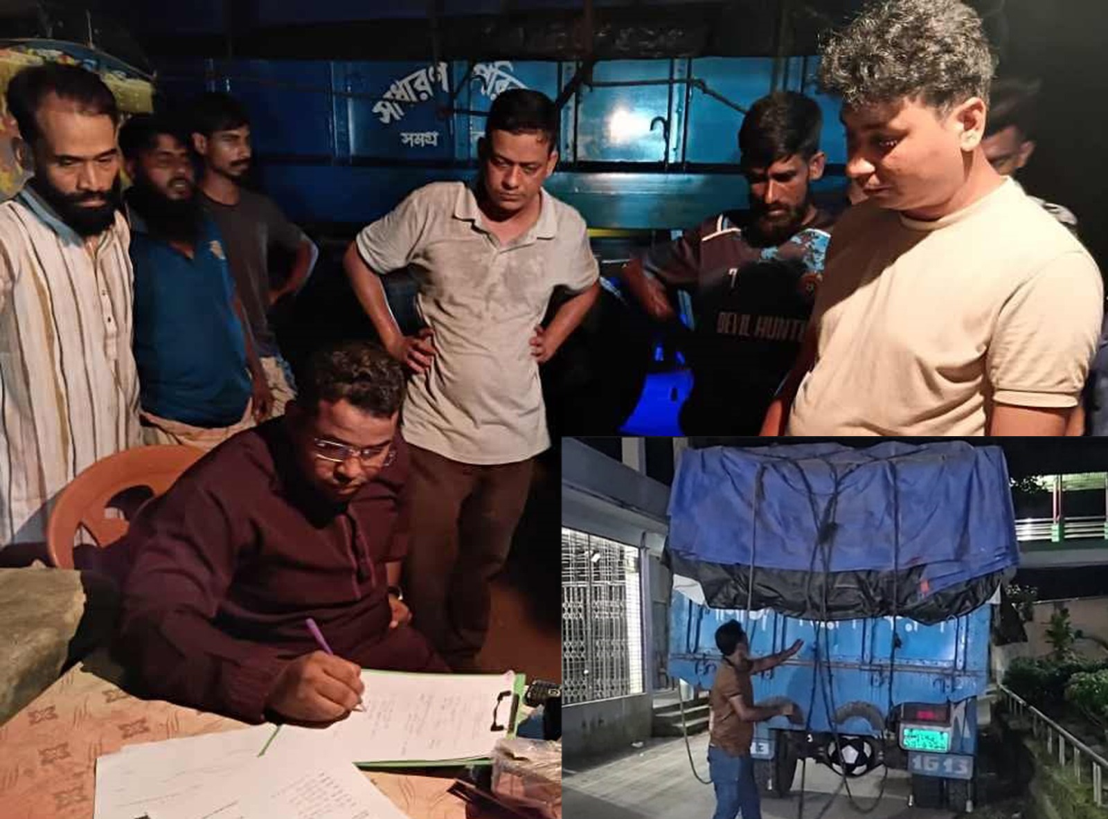ঠাকুরগাঁওয়ে বৈধ চালান ছাড়াই ৩৮০ বস্তা ডিএপি সার জব্দ, চালক-হেলপারকে জরিমানা