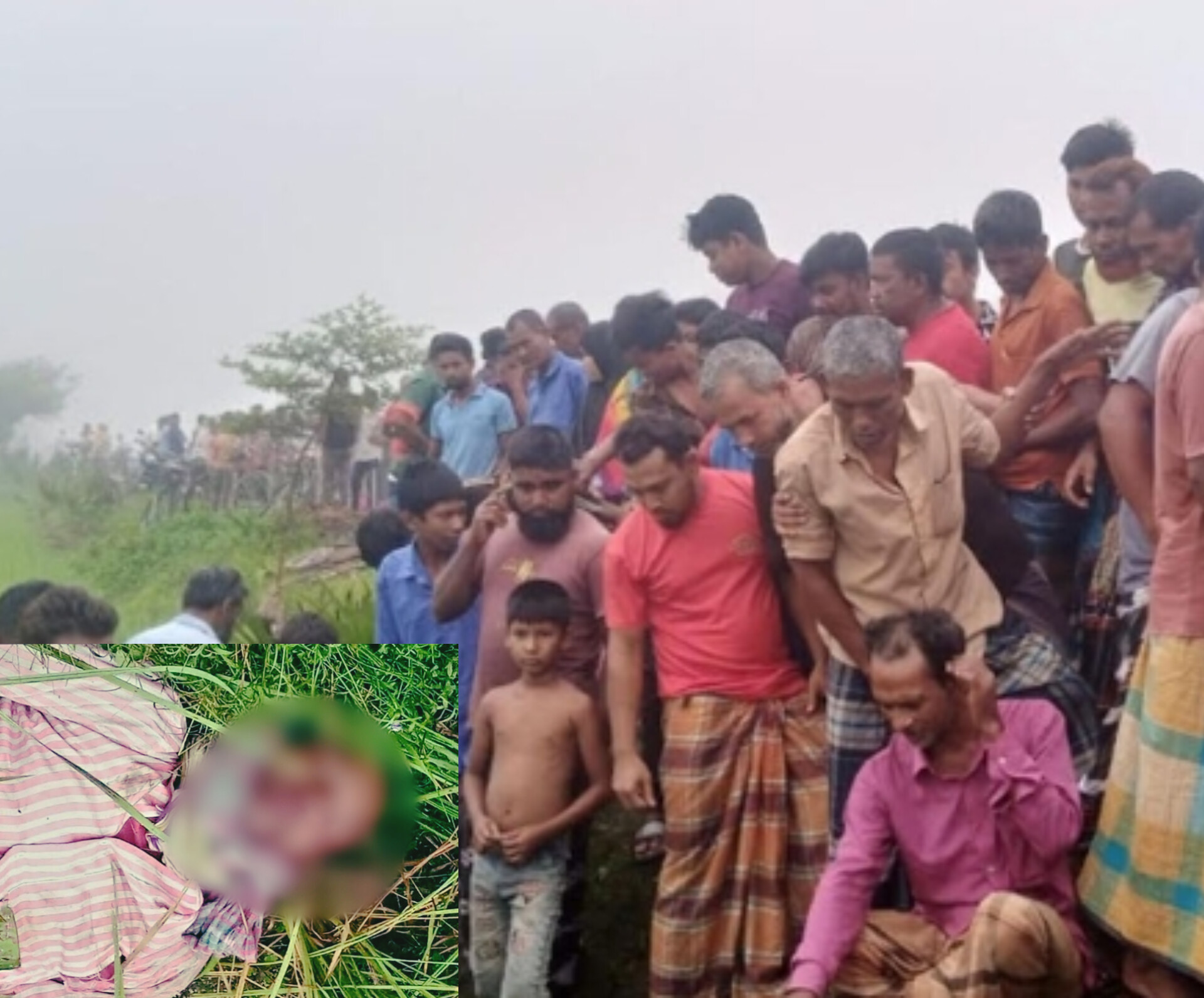 চিরিরবন্দরে ভ্যান চালককে হত্যা করে ভ্যান ছিনতাই,ধান ক্ষেতে লাশ উদ্ধার।